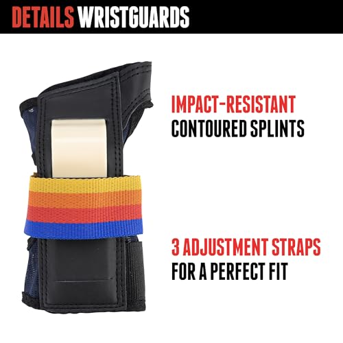 image for Triple Eight Saver Series 3-Pack Pad Set– Ideal for Skateboarding, I