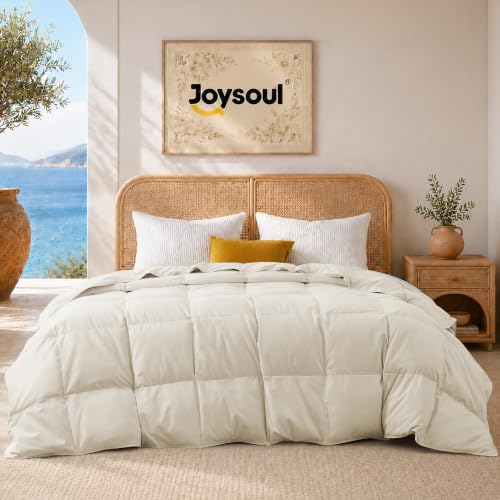 Joysoul Lightweight Down Comforter King Size for Hot Sleepers