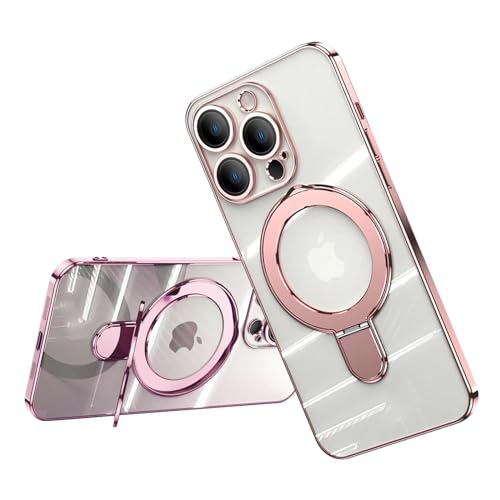 Coque iPhone 15 Pro antichoc MagSafe avec bague de support invisible intégrée