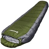 Bessport Mummy Sleeping Bag | 15-45 ℉ Extreme 3-4 Season Sleeping Bag for Adults Cold Weather–...
