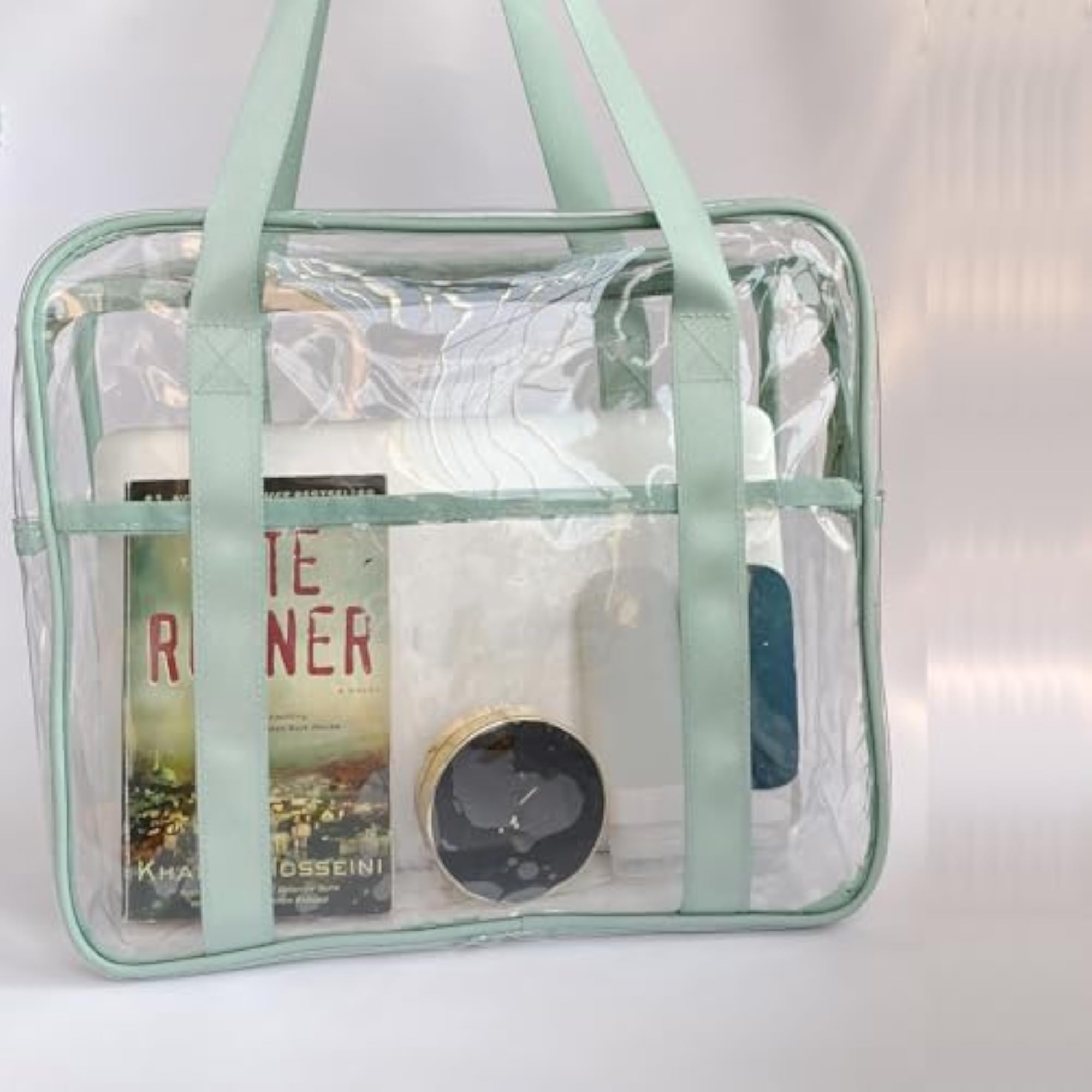 Large Clear Cosmetic Bag Transparent Makeup Toiletry Organizer