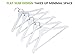 Amber Home White Wooden Hangers 10 Pack, White Wood Coat Hangers with Non Slip Pant Bar, Clothes Hangers for Shirts, Jackets, Dress (White, 10)