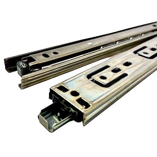 Corrediça Telescópica Trilho Zincada para Gaveta 250MM Rayco