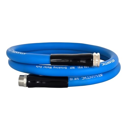 Atlantic RV Drinking Water Safe Hose 6 ft Short Garden Hose Extension: Lead, BPA, Phthalate-Free,...