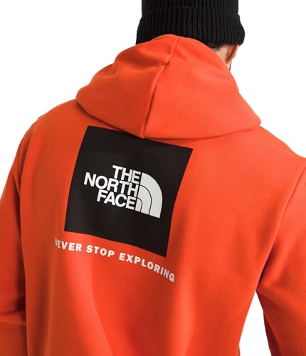 Image of THE NORTH FACE Men's Evolution Box NSE Hoodie | Sweatshirt With 2 Piece Hood, Adjustable Drawcord, Kangaroo Hand Pocket