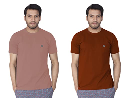 Image of Lux Nitro Pack of 2 Men's Round Neck Tshirt