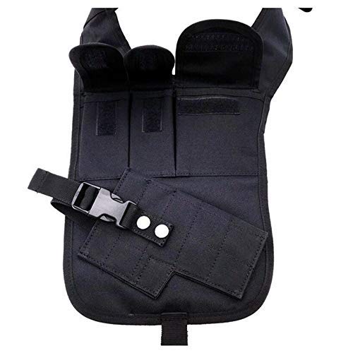 Etui Holster Dissimulé Universel Cuir Pistolet Revolver Arme De Poing Police Noir