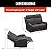 Thomas Payne Signature Seismic Series McCoy RV Theater Seating Loveseat Recliner Set with Power Adjustable Lumbar, Headrest, Reclining, Heating, Massage, Cupholder Controls - 2024117126