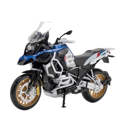 Maquette moto BMW R1250GS en métal robuste pour jouer sans risque de casse