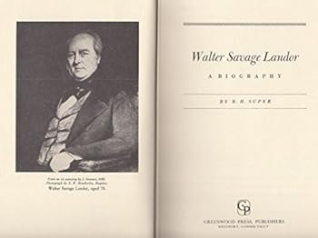 Hardcover Walter Savage Landor Book