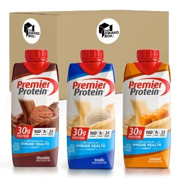 The Award Box Assortment Of High Protein Shakes 11 Oz. Variety Pack 4 Of Each Flavor #TOP12