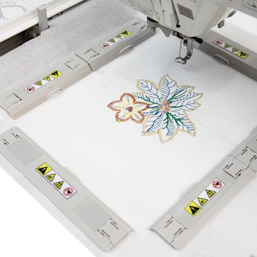 Image of Sew Tech Magnetic Embroidery Hoop for Brother Innovis NQ1700E NQ1600E NQ3600D NV880E Dream Machine 2 XV8550D VE2200 Luminaire XP2 XP3 VM5200 Stellaire XE1 XJ1 Machine, 5 inchx7 inch Mighty Snap Magnet Frame