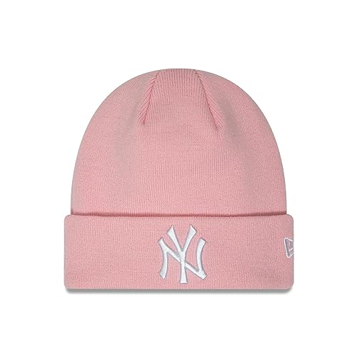 New Era New York Yankees MLB League Essential Pink Cuff Knit Beanie - One-Size