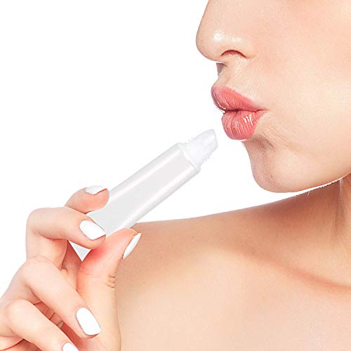 Image of 5Pc 5ml Clear Mini Refillable Empty Squeeze Lip Gloss Lip Balm Lip Oil Tubes Storage Container Jar Bottles with Screw Cap for Household Translucent Frosted & Travel Toiletries