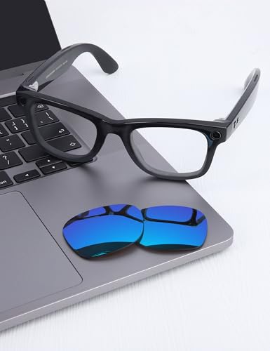 Image of Mryok Replacement Lenses Compatible with Ray-Ban Meta Wayfarer RW4006 50mm / Gen 2 RW4012 50mm Smart Glasses, HD Polarized