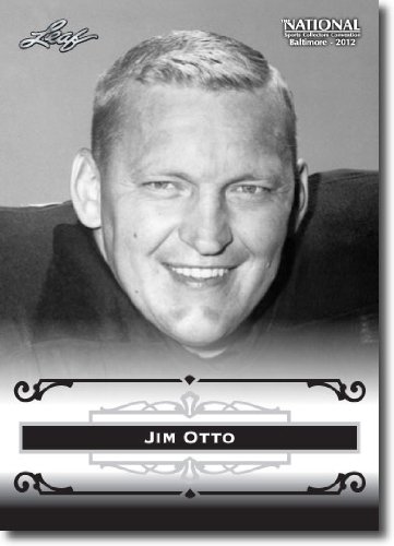 2012 Leaf HOF Baltimore National Sports Collector Promo #JO1 Jim Otto - Oakland Raiders (Football Hall of Fame)(Collectible Trading Card)