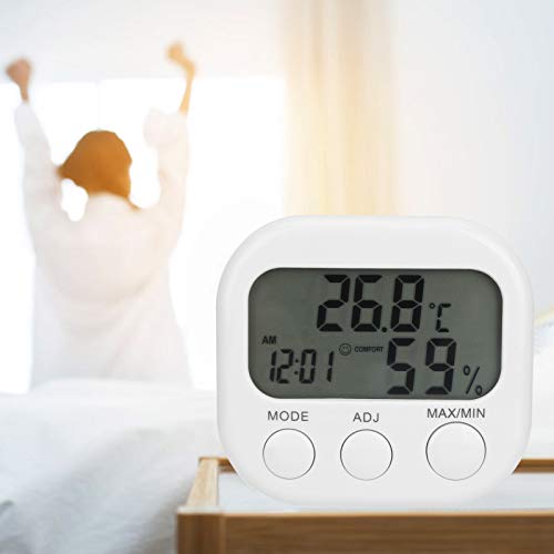 Alvinlite Digital Alarm Clock,Portable Thermometer Hygrometer Alarm Clock For Home Office Room #TOP2