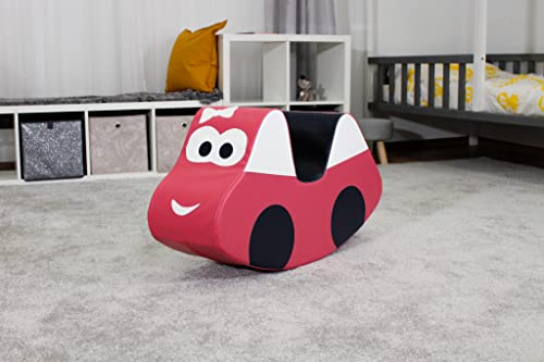 IGLU Softbausteine Schaukelpferd Schaukeltier Schaukelspielzeug Kinder Baby Spielzeug - Rosa – Bild 6