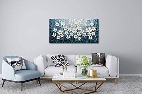 V-inspire Art, 24x48 inch Contemporary Abstract Oil Paintings On Canvas Painting Acrylic Art Wall Paintings Handmade 3D Painting Home Decorations Landscape Canvas Wall Art
