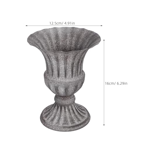 Jarrón de cementerio de metal resistente para decoración de lápidas 3
