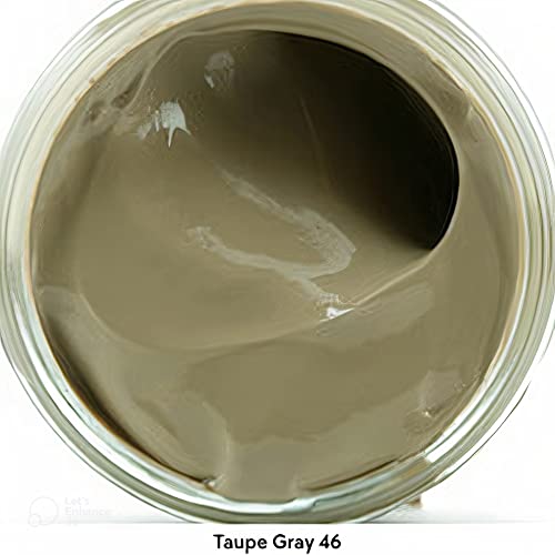 Tarrago Shoe Cream - Professional Shoe Polish With Carnauba Wax To Re-Color And Polish - Smooth Leather Shoes And Boots- Over 100 Colors - 50 Ml/ 1.7Fl. Oz - Taupe Gray #46 #TOP3