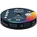 MediaRange BD-R Dual Layer 50GB 6-fache Schreibgeschwindigkeit, vollflächig bedruckbar, 10er Cakebox
