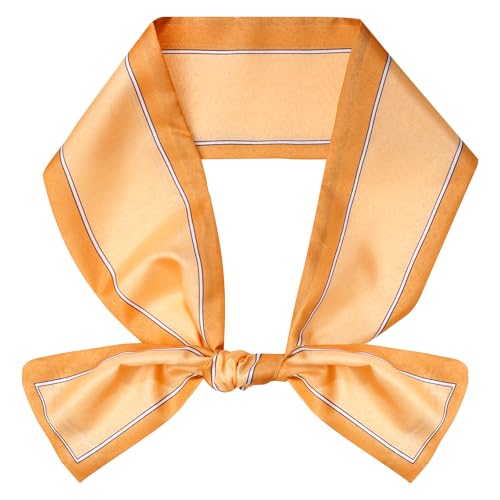 Women Silk Scarf Hair Scarf Headscarf Satin Scarfs Neck Scarves for Purse Bag Handbags Hat Fashion Accessories