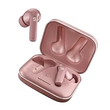 Back Bay Audio - مقرها الولايات المتحدة الأمريكية - سماعات أذن لاسلكية iPhone + Android Bluetooth V5.3، سماعات أذن زرقاء مقاومة للعرق لهواتف Android، سماعات أذن صغيرة ذات صوت جهير مع ميكروفون لاسلكي لسماعات أذن iPhone Bluetooth