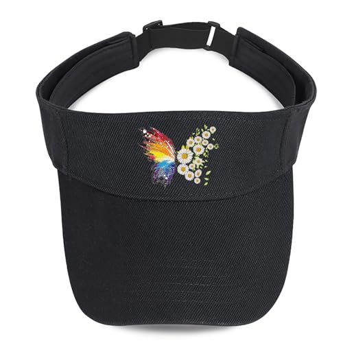 Visera para sol unisex negro