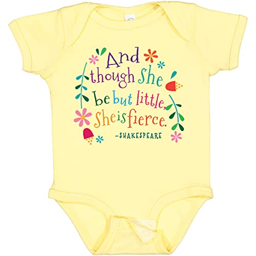 Image of inktastic She Is Fierce Funny Shakespeare Quote Baby Bodysuit