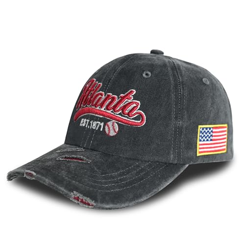 Vintage Washed 3D Embroidered Baseball Caps for Men Women Teenager Soft Cotton Hat Unstructured Adjustable Classic Dad Hats