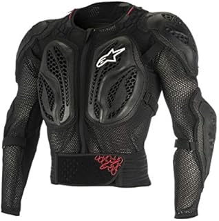 Alpinestars 6506818-13 Men's Bionic Action Motorcycle Protection Jacket, Black/Red, Large
