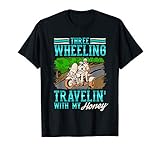 Trike Motorcycle T-Shirt Travelin' With My Honey Vacation