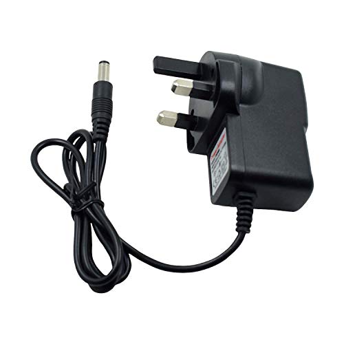 WASAGA Power Adapter AC DC Wall Charger 8.4V 1A (1000mA) for 18650 battery pack LED Bicycle Bike Front Light Headlight Headlamp or Other need 8.4V Device (8.4V UK Plug)
