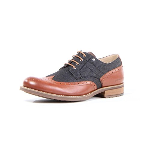 Image of G-Star Men's Manor Caxton Brown /Navy Oxford 42 D - Medium