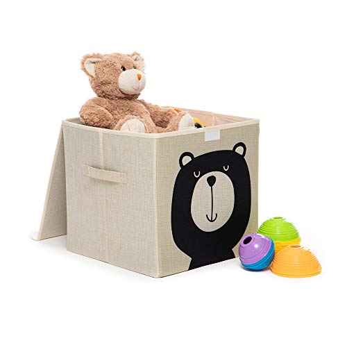 Caixa Organizadora Infantil Com Tampa - Urso Teddy