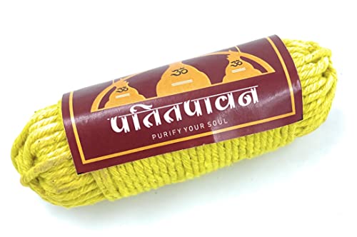 Image of Patitpavan Pure Cotton Religious Yellow Thread /Pila Dhaga