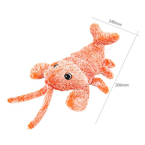Brinquedos para animais,Funien Lagosta Cat Toy Camarão Cat Toy Simulação de brinquedo interativo de