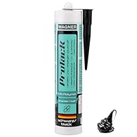 Wagner ProTack MS Montagekleber schwarz 310 ml Kartusche | Für Unterwasserkleber für Kunststoffe, Glas, Metall, Holz, Stein, Pool | dauerelastischer Haftkleber und belastbarer Kleb- und Dichtstoff