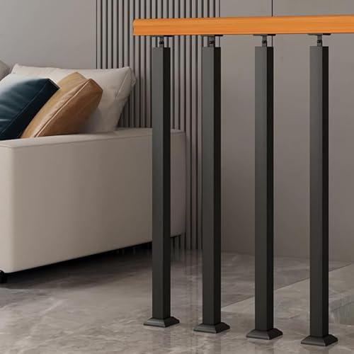 Poteaux de garde-corps réglable à 270° en fer forgé pour escalier
