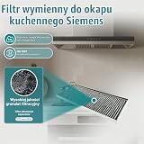 Filtr z węglem aktywowanym do okapu kuchennego dla Siemens LZ12ITB14 Bosch DWZ2IT1B4 Filtr węglowy do okapu kuchennego