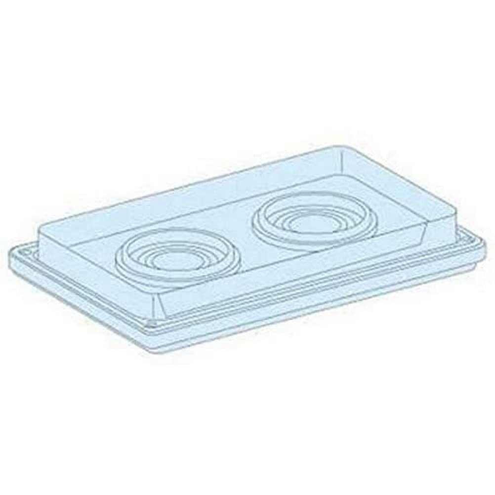 Schneider elec pbt - sys 22 35 - Placa pasacables g ip55 2 entradas 33-72