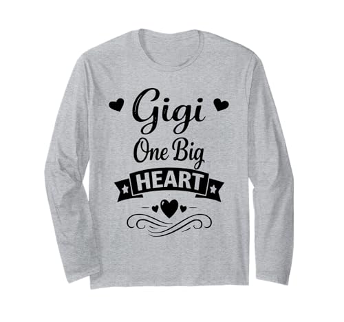 Gigi One Big Heart ? Proud Loving Family Grandkids Grandma ����T�V���c
