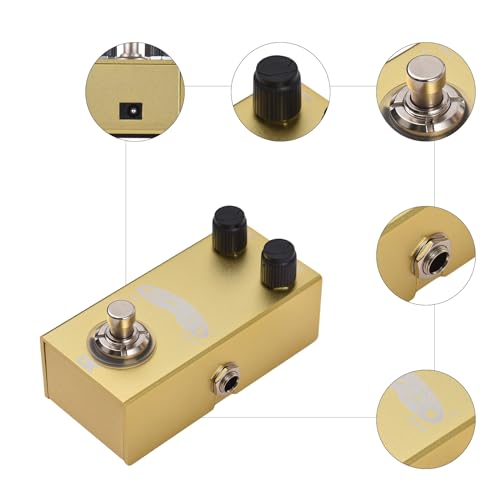 Jemora Chorus Pedal Pédale d’effets de guitare électrique True Bypass Coque métallique DC 9 V 6,35 mm Interface d’entrée/sortie Mini guitare Chorus Effector - Les Beatles, Paul McCartney, John Lennon, RIngo Starr, George Harrison Jemora Chorus Pedal Pédale d'effets de guitare électrique True Bypass Coque métallique DC 9 V 6,35 mm Interface d'entrée/sortie Mini guitare Chorus Effector – Image 3