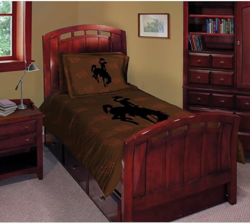 Northwest Wyoming Cowboys Twin/Full Comforter Set