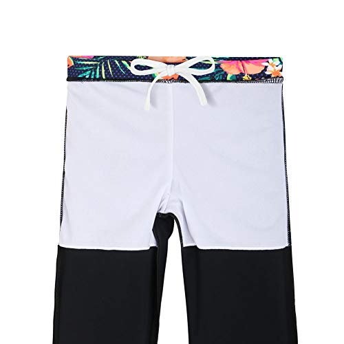 Image of TFJH E Girls Long Sleeve Swimsuits Skirt 2-Pieces Rash Guard Set Sun Protection UV 50+
