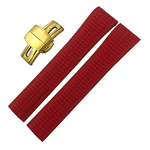 Bracelet montre caoutchouc 21mm haute qualité pour modèles de montres de luxe 5167A