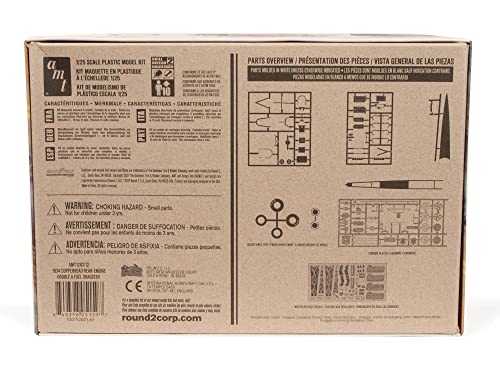 Kit de Modelo AMT Skill 2 Dragster Copperhead de Combustible Doble Motor Trasero 1934 Escala 1:25 miniatura 4