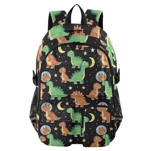 Mochila escolar de dinosaurios coloridos para el instituto y viajes de fin de semana
