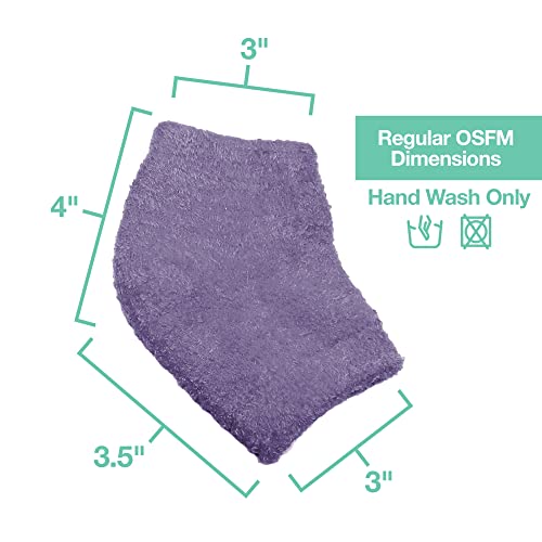 Zentoes Moisturizing Fuzzy Sleep Socks With Vitamin E, Olive Oil And Jojoba Seed Oil To Soften And Hydrate Dry Cracked Heels (Regular, Purple) #TOP5